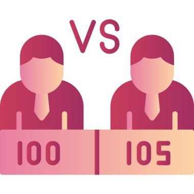 Adaylar anket oy ikonu vektör illüstrasyonuName