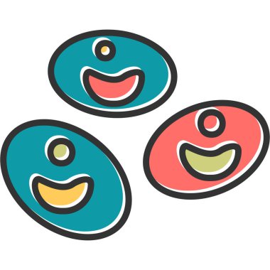 Kan hücresi. Web simgesi vektör illüstrasyonu 