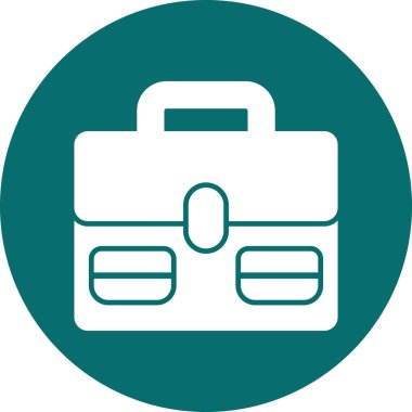 Çanta. Web simgesi basit tasarım 