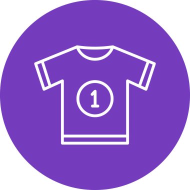 Tişört modern simge, vektör illüstrasyonu 