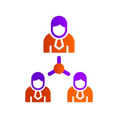 Abstract vector illustration of team work