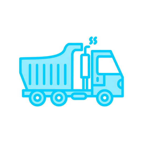 Truck Abstract Icon Vector Illustration — 스톡 벡터