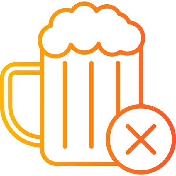 Alcohol Simple Web Icon Vector Illustration — Stock Vector