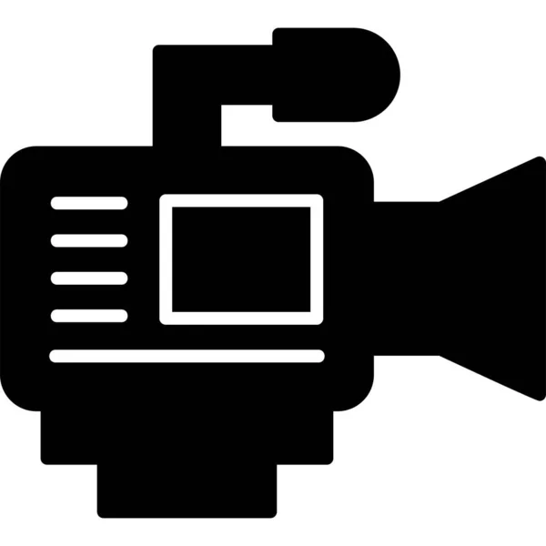 Відеокамера Піктограма Графічної Ілюстрації — стоковий вектор