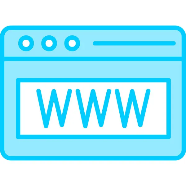 Www Internet Webbrowser Pagina — Stockvector