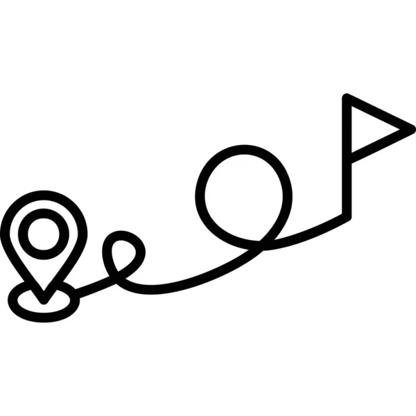 Ziel Symbol Vektor Illustration — Stockvektor