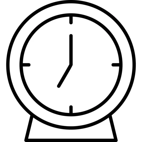 Reloj Despertador Ilustración Digital Del Dispositivo Smartphone — Vector de stock