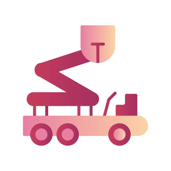 Boom Lift Vektor Illustration Design — Stockvektor