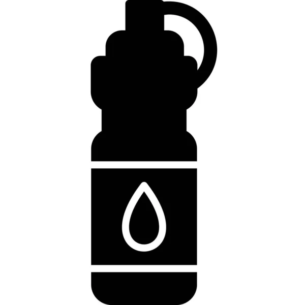 Питьевая Бутылка Воды Графическая Иллюстрация Напитков — стоковый вектор