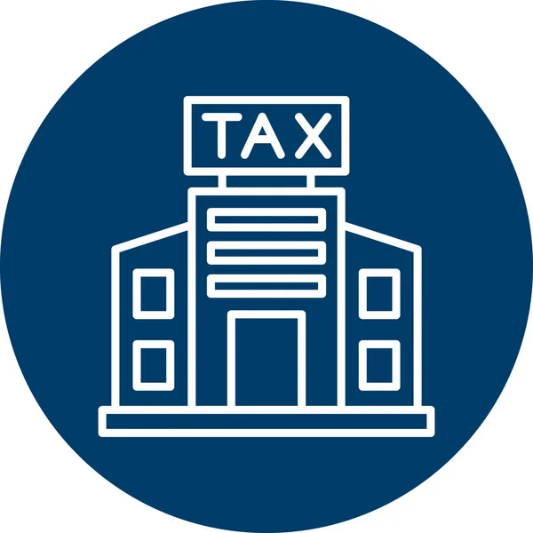 Векторная Иллюстрация Здания Налоговой Инспекции — стоковый вектор