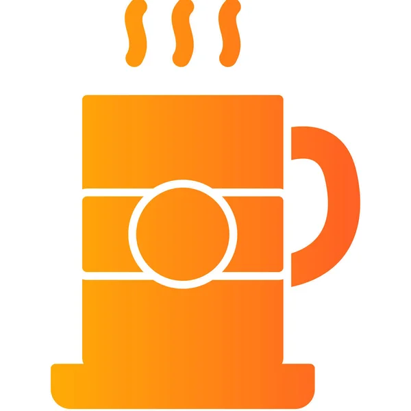 Tee Web Symbol Einfache Illustration — Stockvektor