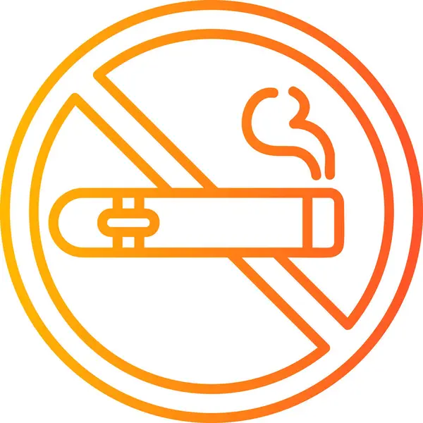 Cigar Sign Web Icon Simple Illustration — Stock Vector