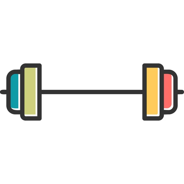 Икона Гантели Веб Дизайн — стоковый вектор