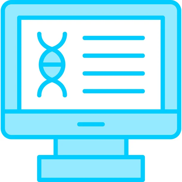 Dna Web Icon Simple Illustration — Stock Vector
