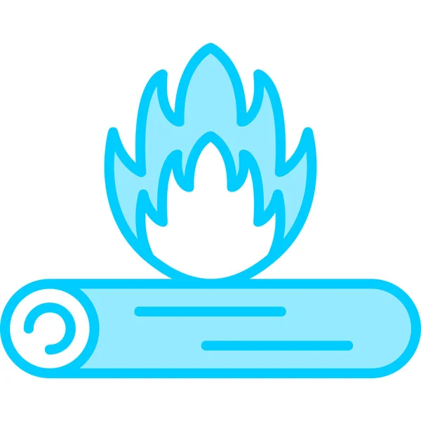 Bonfire Modern Icon Vector Illustration — 스톡 벡터