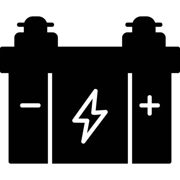 Bil Bil Bil Batteri Strömbyte — Stock vektor