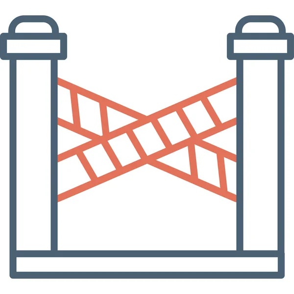 Bridge Web Icon Simple Illustration — Stock Vector