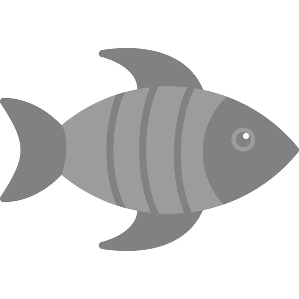 Fische Web Symbol Einfache Illustration — Stockvektor