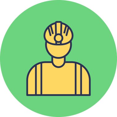 Worker icon modern vector illustration