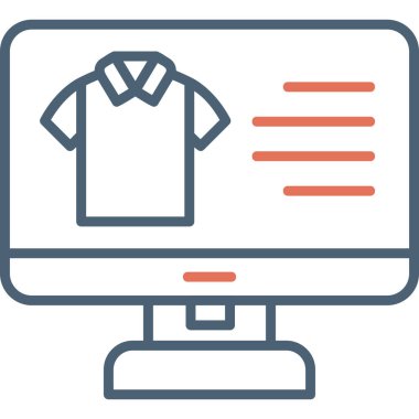 Online Shopping web icon, vector illustration
