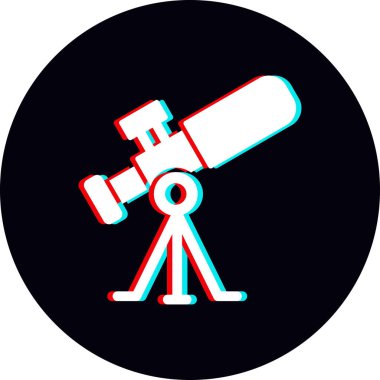 vector illustration of modern Telescope icon