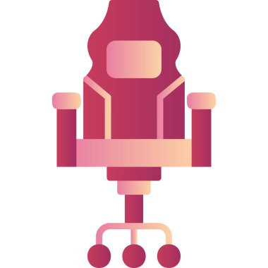 Oyun Sandalyesi ikonu vektör illüstrasyonu