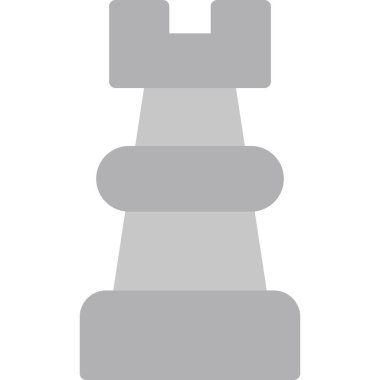 Satranç. Web simgesi basit illüstrasyon