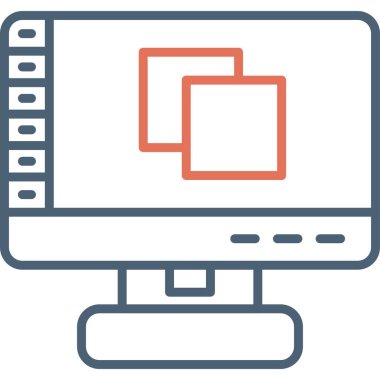 Kişisel ve ticari kullanım için katmanlar, illüstrasyon simgesi 