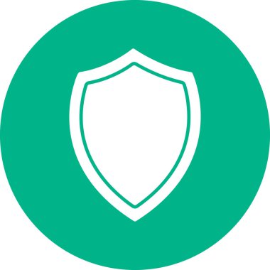 kalkan simgesi, vektör illüstrasyonu basit tasarım