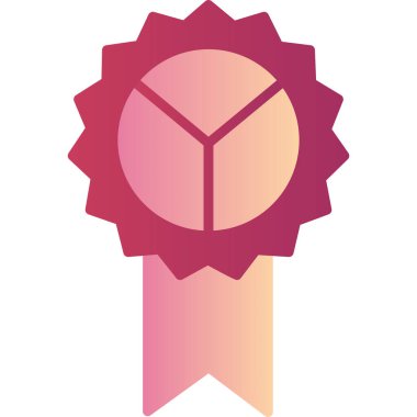 Rozet. Web simgesi basit illüstrasyon