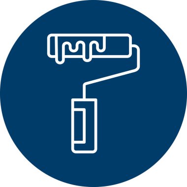 boya silindiri vektör illüstrasyonu