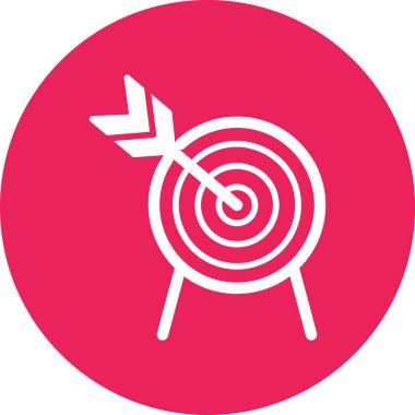 hedef simge vektör illüstrasyonu