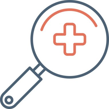 Yakınlaştır. Web simgesi basit illüstrasyon