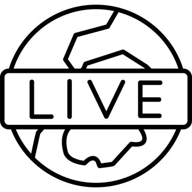 Basit bir simgenin vektör illüstrasyonu