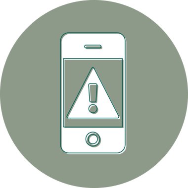 akıllı telefon simgesi vektör illüstrasyonu