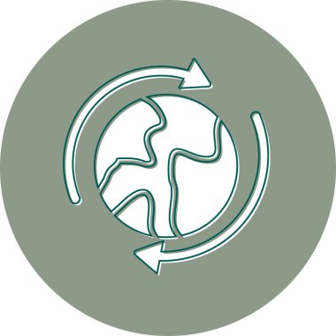 Gezegen simge vektör çizim