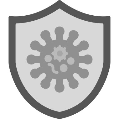 Virus Protect icon modern vector illustration
