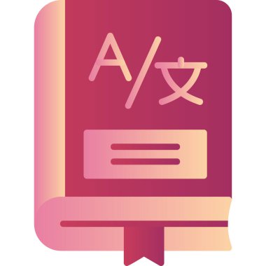 Kitap. Web simgesi basit illüstrasyon