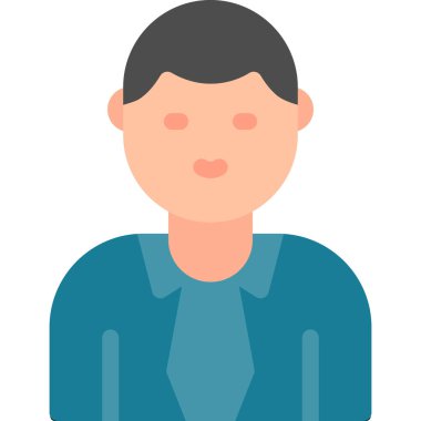 Manager, Businessman User logo, simple icon for web page 