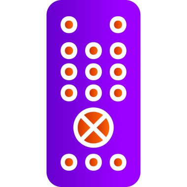 Cep telefonu. Web simgesi basit tasarım