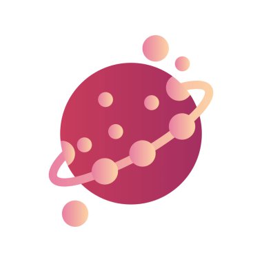 Gezegen simge vektör çizim