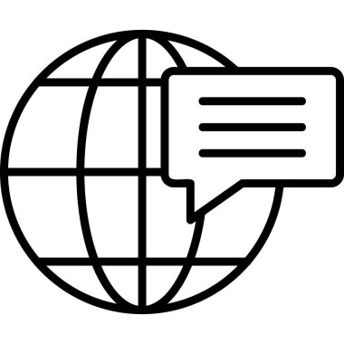 Global Haberler. Basit illüstrasyon