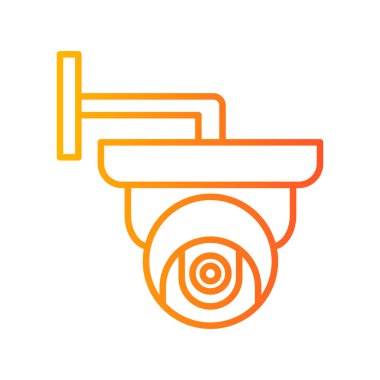 cctv modern simgesinin vektör illüstrasyonu