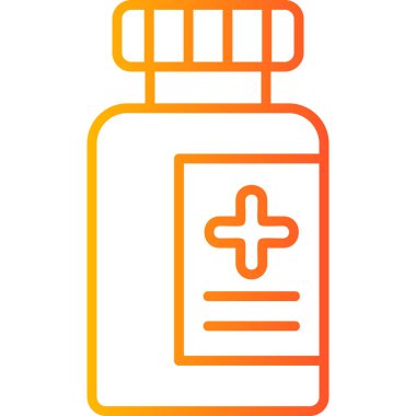 Tıbbi hap vektör simgesi