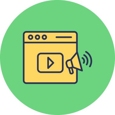 seo modern simgesinin vektör illüstrasyonu