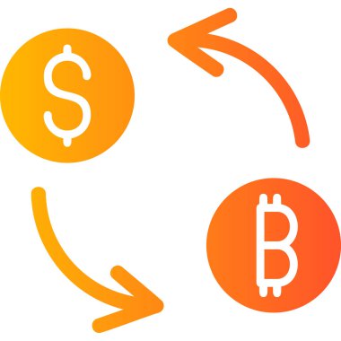 Forex işareti. Web simgesi basit tasarım