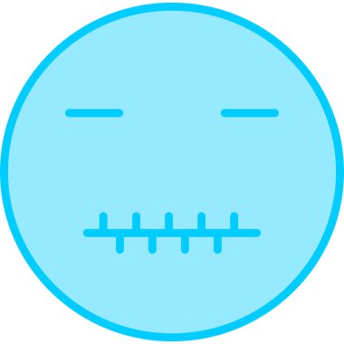 Yüz maskesi vektör simgesi