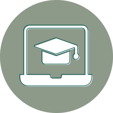 Eğitim simgesi vektör illüstrasyonu