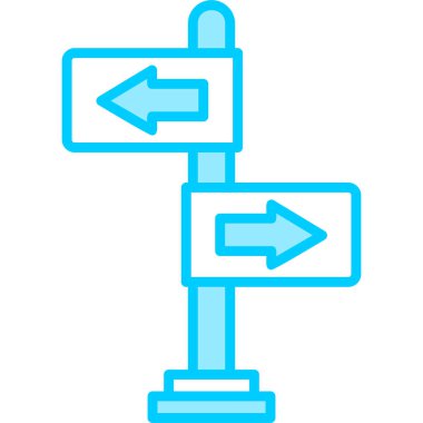 Yönlendirme okları simgesi. Basit tasarım