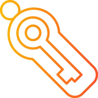 Anahtar simgesi web simgesi basit illüstrasyon